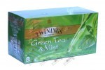 Twinings Green Tea & Mint ,     25  - 2 